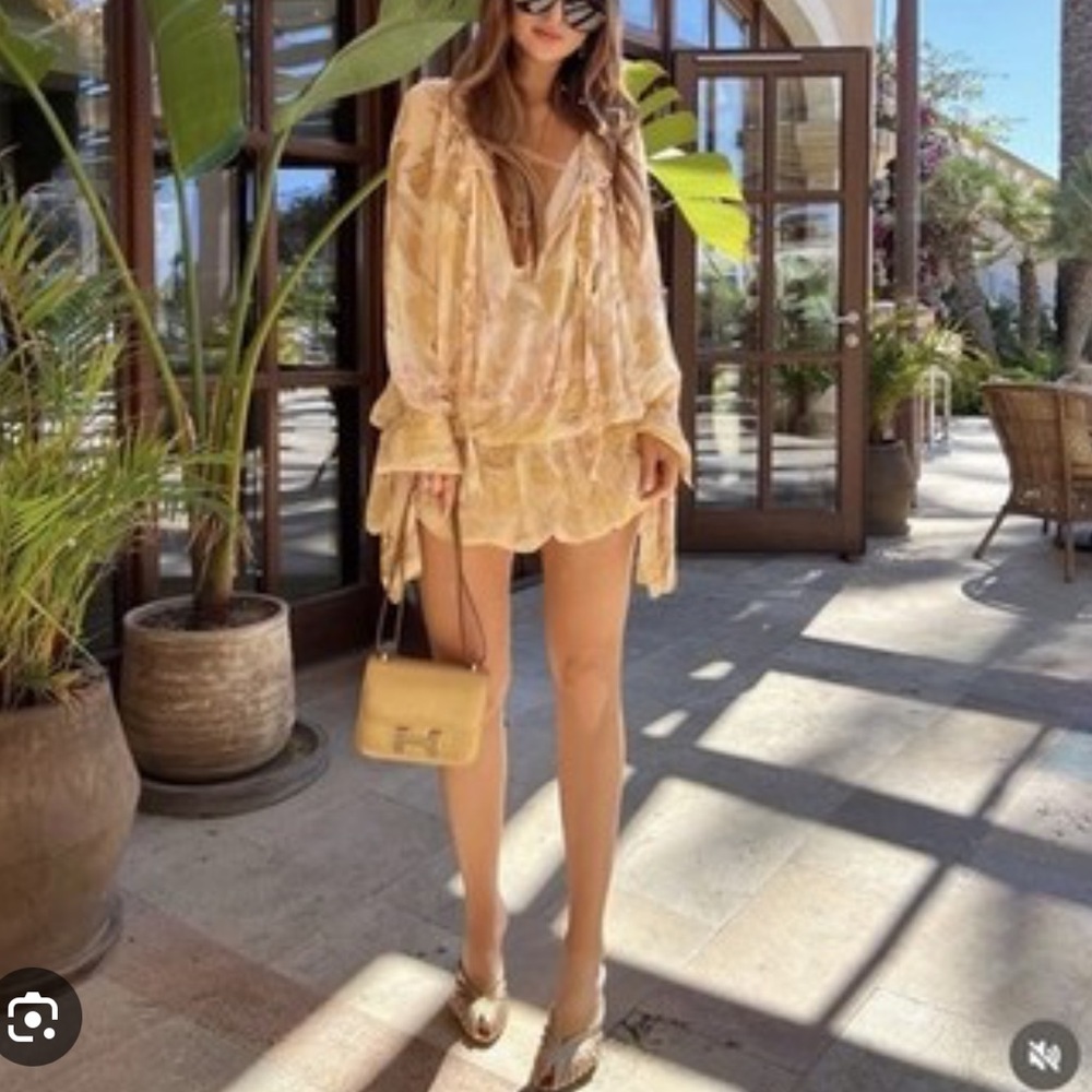 Zara Viral Floral Mini Dress